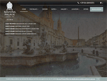 Tablet Screenshot of navonapalace.com